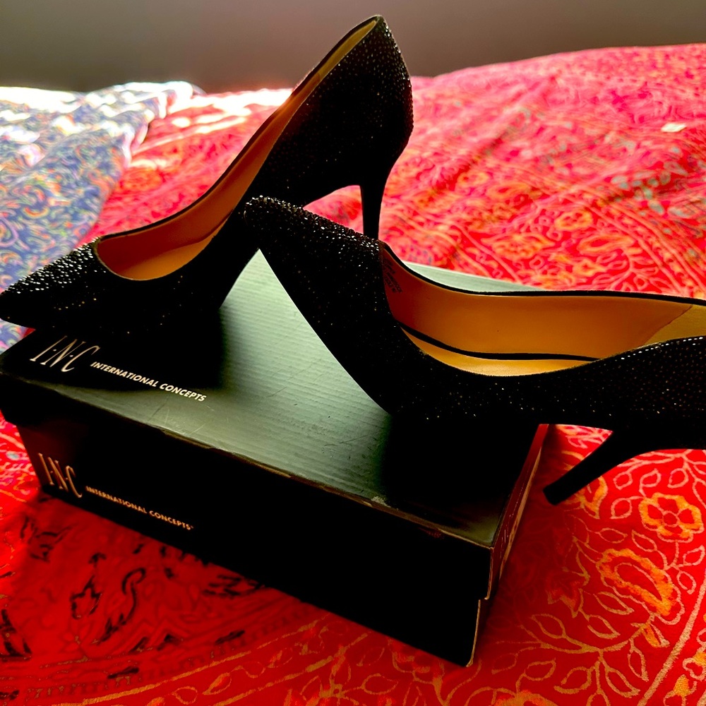 Black heels